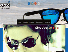 Tablet Screenshot of bluecrosseyewear.com